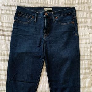 Madewell 9” High-Rise Skinny Jean - Dark Wash